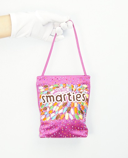 Smarties bag, front view